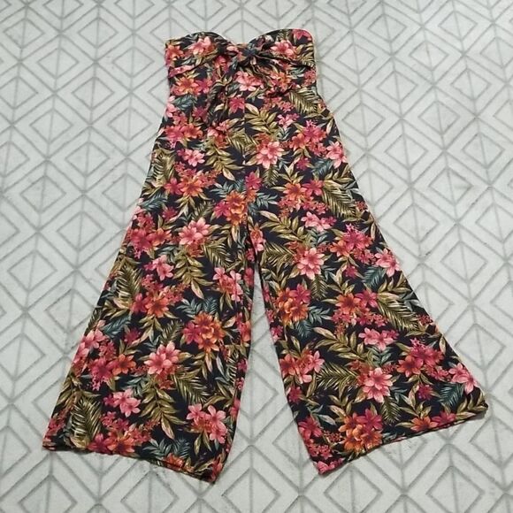 American Eagle Floral Strapless Jumpsuit - Picture 1 of 5
